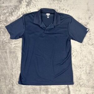 Dickies Blue Polo Shirt Men's‎ Short Sleeve Collared Workwear Golf Size Medium